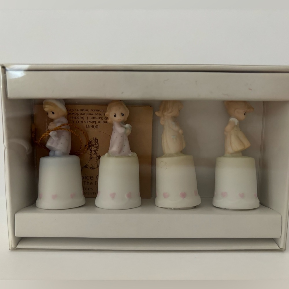 Precious Moments “Four Seasons Series” Thimbles #100641